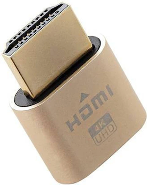 Dummy HDMI adapter